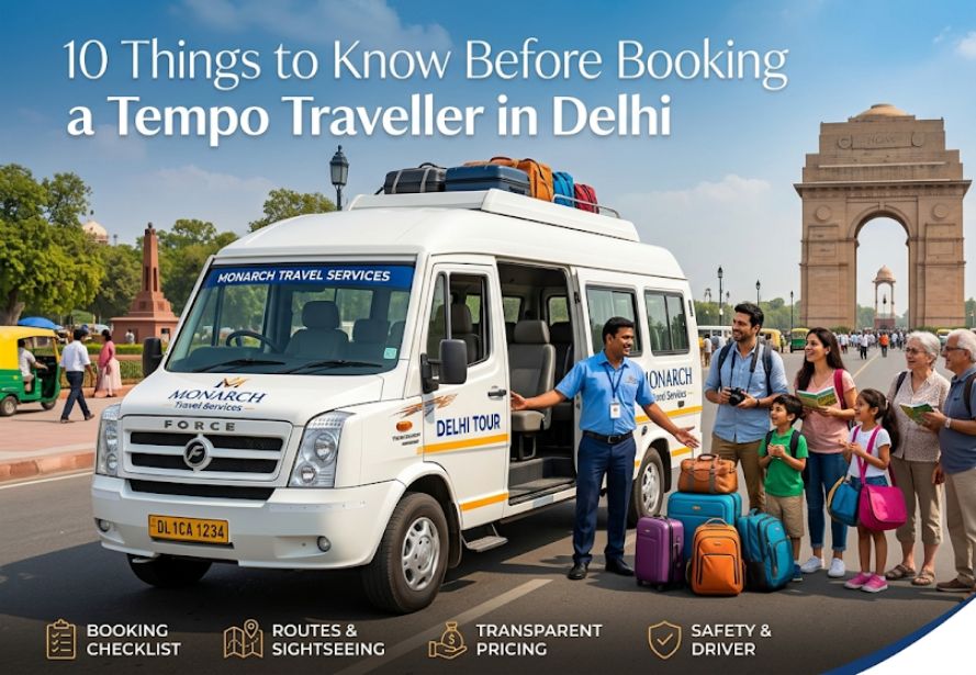 10 Things to Know Before Booking a Tempo Traveller in Delhi