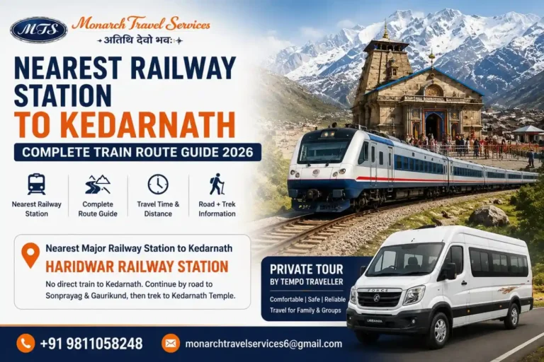 Nearest Railway Station to Kedarnath in 2026 (Route, Distance & Travel Guide)
