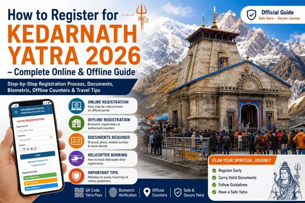 Register for Kedarnath Yatra