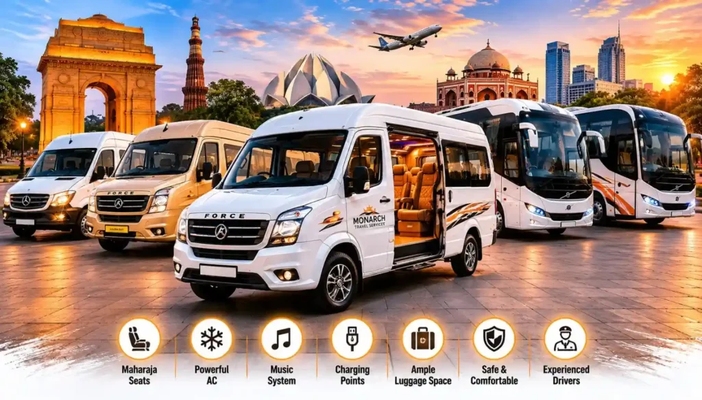 #1 Tempo Traveller on Rent in Delhi