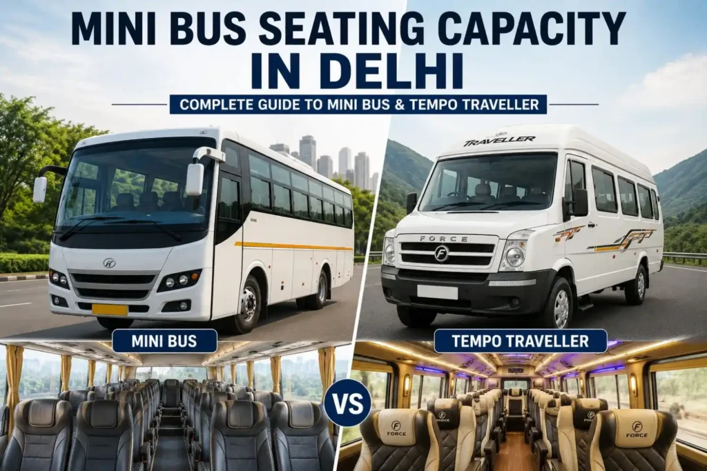 Mini Bus Seating or tempo traveller