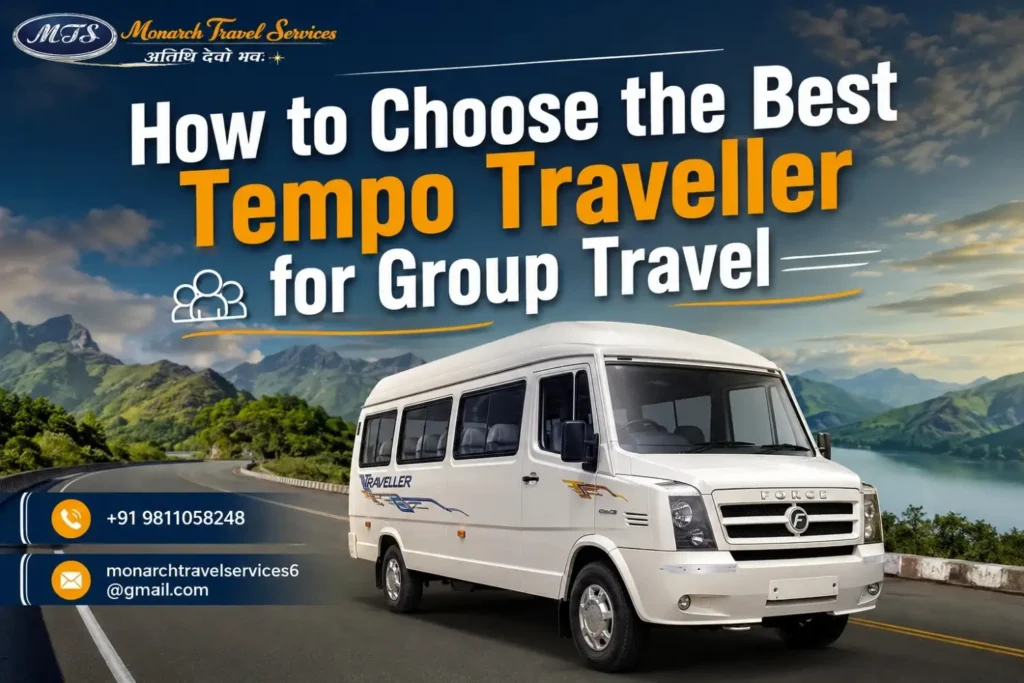Tempo Traveller for group travel