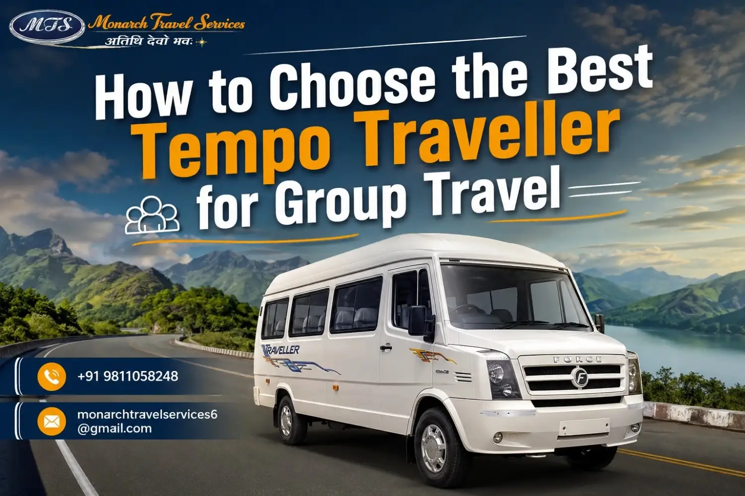 Tempo Traveller for group travel